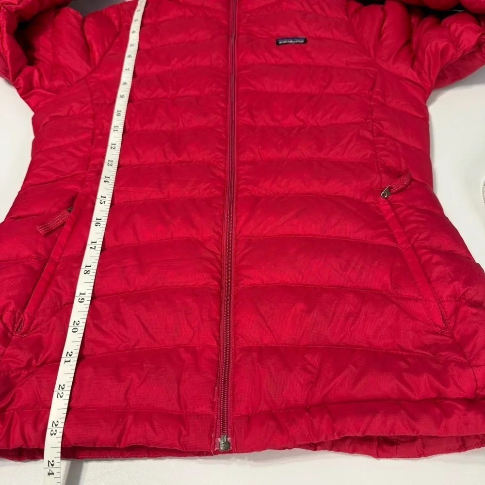 Patagonia Insulated Down Puffer Jacket Full Zip Girls Size XL Hot Pink Outerwear